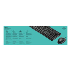 Logitech Desktop MK120 - ensemble clavier et souris - Français Périphérique d'entrée