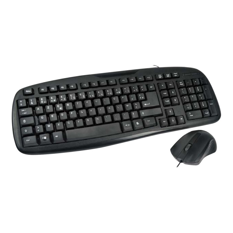 MCL - Kit clavier + souris USB - Noir