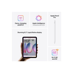 Apple iPad mini A17 Pro Wi-Fi + Cellular - tablette - 512 Go - 8.3" - 3G, 4G, 5G