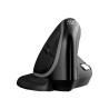 Urban Factory ERGO MAX - souris verticale - Bluetooth 5.0, 2.4 GHz - noir