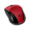 HP 220 - souris - 2.4 GHz - rouge