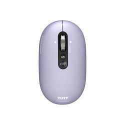 PORT Connect PURE COLOR - souris - rechargeable - Bluetooth - iris
