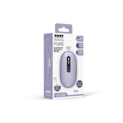PORT Connect PURE COLOR - souris - rechargeable - Bluetooth - iris