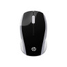 HP 200 - souris - 2.4 GHz - argent