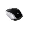 HP 200 - souris - 2.4 GHz - argent