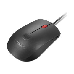 Lenovo - souris - USB - noir, rouge