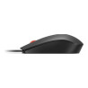 Lenovo - souris - USB - noir, rouge