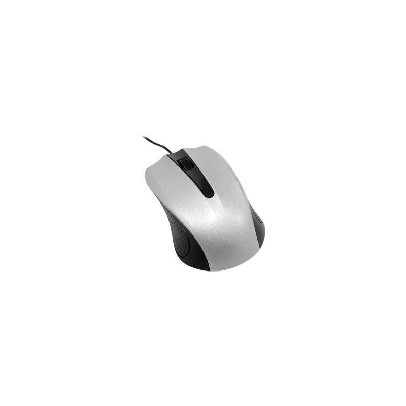 MCL - Souris USB optique 1200 DPI - Noir et Silver