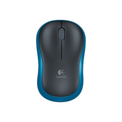 Logitech M185 - souris - 2.4 GHz - bleu