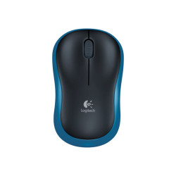 Logitech M185 - souris - 2.4 GHz - bleu