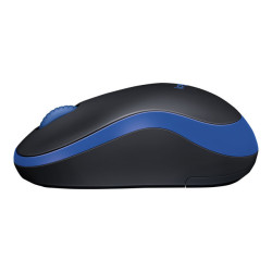 Logitech M185 - souris - 2.4 GHz - bleu