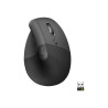 Logitech Lift for Business - souris verticale - Bluetooth, 2.4 GHz - graphite