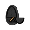 Logitech Lift for Business - souris verticale - Bluetooth, 2.4 GHz - graphite