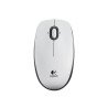 Logitech B100 - souris - USB - blanc