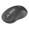 Logitech Signature M650 L pour les entreprises - souris - 2.4 GHz, Bluetooth - graphite