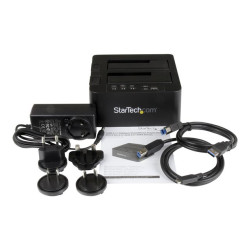 StarTech Duplicateur de Disques Durs Autonome, Cloneur à 2 Baies - duplicateur de disque dur