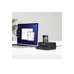 StarTech.com M.2 NVMe to 2.5/3.5" SATA Drive Duplicator, Dual Bay Cloner - solid state