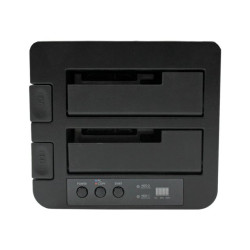StarTech.com Duplicateur de Disque Dur 2 Baies, Cloneur HDD/SSD Autonome - contrôleur de stockage - SATA 6Gb/s - USB 3.0