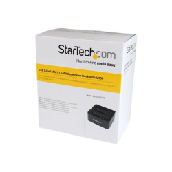StarTech.com Duplicateur de Disque Dur 2 Baies, Cloneur HDD/SSD Autonome - contrôleur de stockage - SATA 6Gb/s - USB 3.0