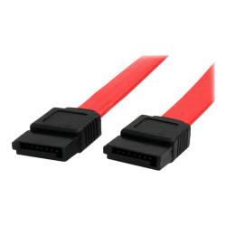 StarTech.com Câble SATA de 46 cm - Cordon Serial ATA en rouge - câble SATA - 45.8 cm