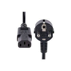 StarTech Cordon d'Alimentation PC 1m - 18AWG - Câble Schuko UE à C13 - câble d'alimentation - power CEE 7/7 pour power IEC 60...