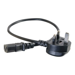 C2G Universal Power Cord - câble d'alimentation - BS 1363 pour power IEC 60320 C13 - 2 m