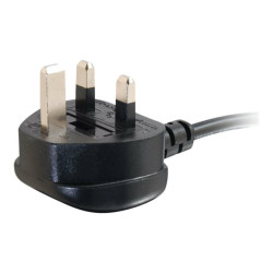 C2G Universal Power Cord - câble d'alimentation - BS 1363 pour power IEC 60320 C13 - 2 m