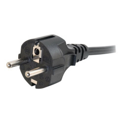 C2G Universal Power Cord - câble d'alimentation - power CEE 7/7 pour power IEC 60320 C13 - 2 m