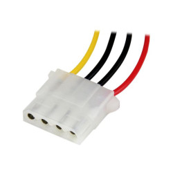 StarTech.com Câble d'Extension Alimentation Molex LP4 30 cm - Rallonge de Câble Alimentation LP4 4 Broches - Mâle vers Femell...