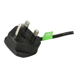 StarTech Câble d'Alimentation pour PC UK, BS 1363 à C13, 18AWG - câble d'alimentation - BS 1363 pour power IEC 60320 C13 - 1 m