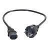 C2G Universal Power Cord - câble d'alimentation - power CEE 7/7 pour power IEC 60320 C13 - 3 m
