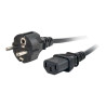 C2G Universal Power Cord - câble d'alimentation - power CEE 7/7 pour power IEC 60320 C13 - 3 m