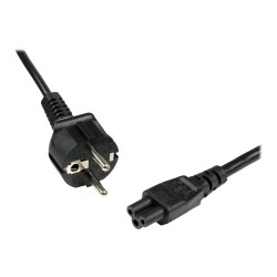StarTech.com Cordon d'alimentation en trèfle Schuko CEE7 vers IEC 320 C5 1m pour PC portable - Câble secteur tripolaire EU à...