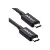 StarTech Câble Thunderbolt 3 (20 Gb/s) USB-C de 2 m - M/M - câble Thunderbolt - USB-C pour USB-C - 2 m