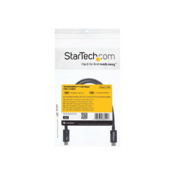 StarTech Câble Thunderbolt 3 (20 Gb/s) USB-C de 2 m - M/M - câble Thunderbolt - USB-C pour USB-C - 2 m