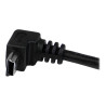 StarTech.com Câble Mini USB 2 m - A vers Mini B coudé 90° vers le bas - Câble USB Mini B Angle Coude vers le bas - Noir 2m -...