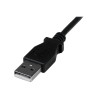StarTech.com Câble Mini USB 2 m - A vers Mini B coudé 90° vers le bas - Câble USB Mini B Angle Coude vers le bas - Noir 2m -...