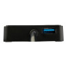 Startech Adaptateur réseau USB 3.0 vers 2 ports Gigabit Ethernet - Convertisseur USB vers 2x RJ45 avec port USB intégré - Noi...