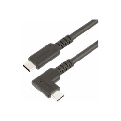 StarTech Câble USB-C Robuste Angle Droit de 50cm, USB 3.2 Gen 2, 4K60 - Câble USB de type-C - USB-C pour USB-C - 50 cm