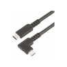 StarTech Câble USB-C Robuste Angle Droit de 50cm, USB 3.2 Gen 2, 4K60 - Câble USB de type-C - USB-C pour USB-C - 50 cm