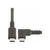 StarTech Câble USB-C Robuste Angle Droit de 50cm, USB 3.2 Gen 2, 4K60 - Câble USB de type-C - USB-C pour USB-C - 50 cm