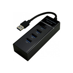 MCL - concentrateur (hub) - noir - 4 ports