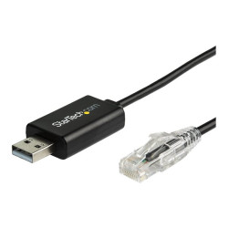 StarTech.com Câble console Cisco USB vers RJ45 de 1,8 m - Cordon rollover compatible Windows, Mac et Linux - 460 Kbps - M/M (...