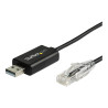 StarTech.com Câble console Cisco USB vers RJ45 de 1,8 m - Cordon rollover compatible Windows, Mac et Linux - 460 Kbps - M/M (...