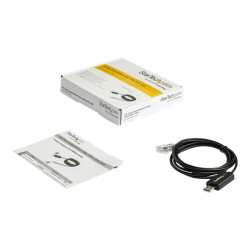 StarTech.com Câble console Cisco USB vers RJ45 de 1,8 m - Cordon rollover compatible Windows, Mac et Linux - 460 Kbps - M/M (...