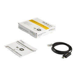 StarTech.com Câble console Cisco USB vers RJ45 de 1,8 m - Cordon rollover compatible Windows, Mac et Linux - 460 Kbps - M/M (...