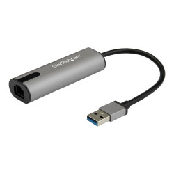 Startech Carte réseau externe USB 3.0 vers 2.5 Gigabit Ethernet - Adaptateur 2.5GBASE-T - IEEE 802.3bz - Mac, Windows, Linux...