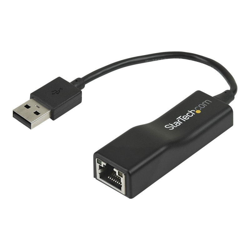StarTech.com Adaptateur réseau USB 2.0 vers Ethernet - 10/100 Mb/s - Convertisseur / Dongle USB vers RJ45 - Mâle / Femelle -...