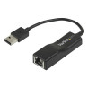 StarTech.com Adaptateur réseau USB 2.0 vers Ethernet - 10/100 Mb/s - Convertisseur / Dongle USB vers RJ45 - Mâle / Femelle -...