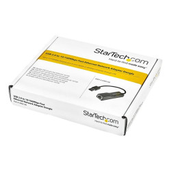 StarTech.com Adaptateur réseau USB 2.0 vers Ethernet - 10/100 Mb/s - Convertisseur / Dongle USB vers RJ45 - Mâle / Femelle -...